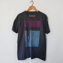 Frankenstein Mary Shelley Graphic Tee Mens Large Gray Gothic Horror Shirt Y2K