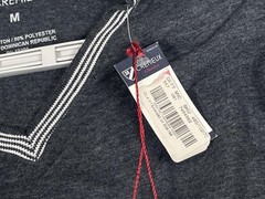 Cremieux Shirt Mens Medium Gray Long Sleeve V-Neck Tagless Tee T-Shirt Jersey