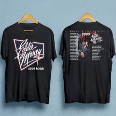 NEW Eddie Money double-sided T-shirt Black unisex All Sizes XZ131