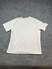 Champion T Shirt Mens 2XL White Cotton Logo Embroidered Crew Neck Straight Hem