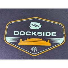 District Perfect Tri Tee Dockside Est 2025 Black T-Shirt Men XL Preppy Y2K Retro
