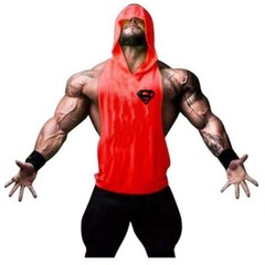 Men’s Muscle Tank Tops Sleeveless Hoodie Workout Shirts Athletic Gym Shirt