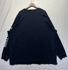 Carhartt Original Fit Shirt Men 4XL Navy Blue Graphic Print Spellout Logo Rugged