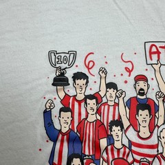 Friking 301A Athletic Madric Where Is Waldo Style T-Shirt Medium White Crew Tee