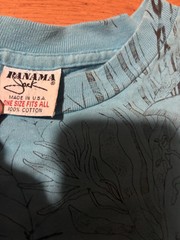 VTG Panama Jack Original T-Shirt XL Single Stitch Made in USA OSFA Large