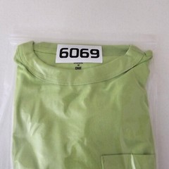 Mode of One Mens Relaxed-Fit Textured T-Shirt Chest Pocket Acid Green Size S NWT