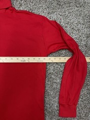 90s Turtleneck Red Men Sz Large VTG St. John’s Bay Combed Cotton Made In USA