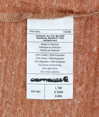 Carhartt Men’s Big & Tall T-Shirt, Heavyweight Loose Fit Short Sleeve Pocket Tee