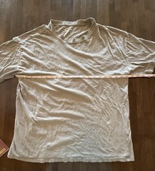 Men’s New Look Grey Blank T-Shirt size Large Oversized Cotton INSTA SHIP