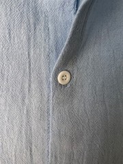 2 Men’s Light Blue and Black Cotton Short Sleeve Button-Up Shirt Size XL Casual