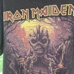 Iron Maiden The Book Of Souls 2017 Concert T-Shirt Size L Men’s Graphic Tee