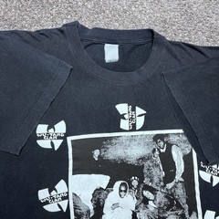 Vintage 1990s Wu Tang Clan 36 Chambers Of Death Promo Rap T-Shirt Sz L