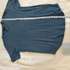NEW Goodlife Shirt Men’s XL Blue Teal Short Sleeve V-Neck Comfort Heathered