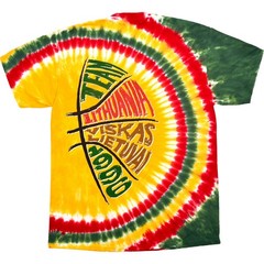 Lithuania Drivin’ Tie-Dye T-Shirt Liquid Blue