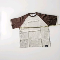 EPTM 100% Cotton T-SHirt Men’s Sz Med Cream/Brown Square Bottom Urban Mod