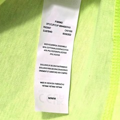 Dickies Fast Dry Hooded Shirt Mens Medium Yellow Hi Viz Long Sleeve UV40 NWT