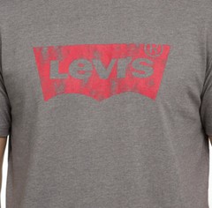 Levi’s T Shirt Tee Levi Strauss Graphic Lt Grey Tee Size Large NEW