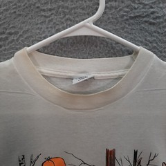 Vintage Cal Cru Shirt Adult Extra Large White Single Stitch Nature Grunge 90s *