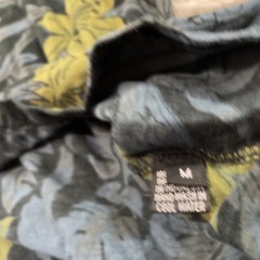 LOST Shirt Men M Slim Floral Black Skate Surf Island Hawaiian Y2k Pocket Tee M