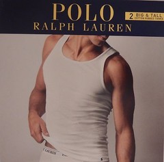 2 OR 3 POLO RALPH LAUREN 2XL 3XL 4XL COTTON WHITE TANK TOP T-SHIRTS UNDERSHIRTS