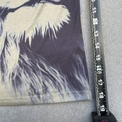Manfinity Men’s M Beige Lion Crown Graphic Knit Round Neck Sleeveless T-Shirt