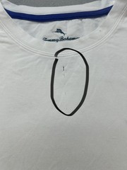 Tommy Bahama Men Shirt White M Cotton Spandex Lounge Sleepwear NWOT Marlin Logo