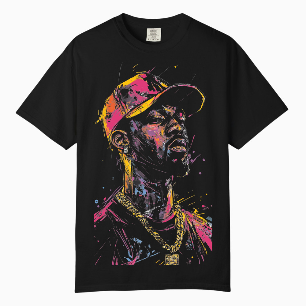 Modern Hip Hop Art Graphic Tee, Comfort Colors T Shirt, Unisex Streetwear Tee