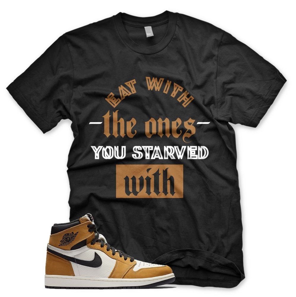Black STARVED T Shirt J1 1 Rookie of the Year ROTY Wheat Golden Harvest