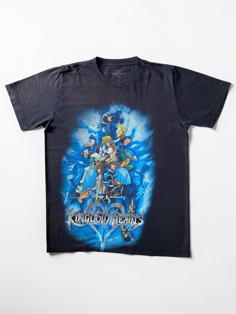 Y2K Kingdom Hearts Promo T-Shirt Disney Square Enix Medium Size