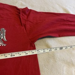 Vintage Hawaii Shirt Men Medium Red Y2K Streetwear Lightweight Workout Gym Tee