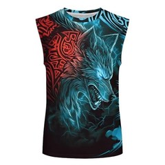 Viking Muscle 3D Tank Top