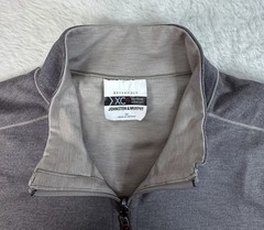 JOHNSTON & MURPHY XC4 Reversible 1/4 Zip Extreme Comfort Brown Tan Men’s XXL