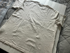 ADIDAS TREFOIL SIZE XL OFFWHITE OR CREAM SHORT SLEEVE T-SHIRT.SEE DESCRIPTION