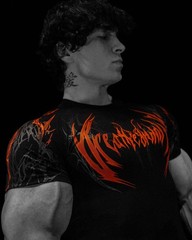 Breathedivinity High Bounce tight training fitness T-shirt