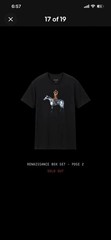 Beyonce Renaissance Box Set Shirts Pose 1-4 Size XL Sealed Complete Set Rare