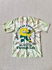 Rare Online Ceramics ‘Grow Through Life’ Hand Dyed T Shirt Small Grateful Dead
