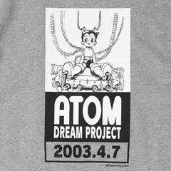 Astro Boy ATOM 2003 Countdown Print T-Shirt Gray Short Sleeve Size L Japan Men’s