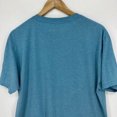 Rip Curl Mens Graphic T-Shirt Blue Heather Standard Fit Large Short Sleeve