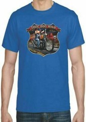 Adult DryBlend® T-Shirt – ( GO’IN HOG WILD – BIKER / CHOPPER)