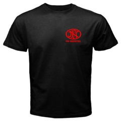 FN Herstal Firearms Guns Men’s Black T-Shirt Size S to 5XL