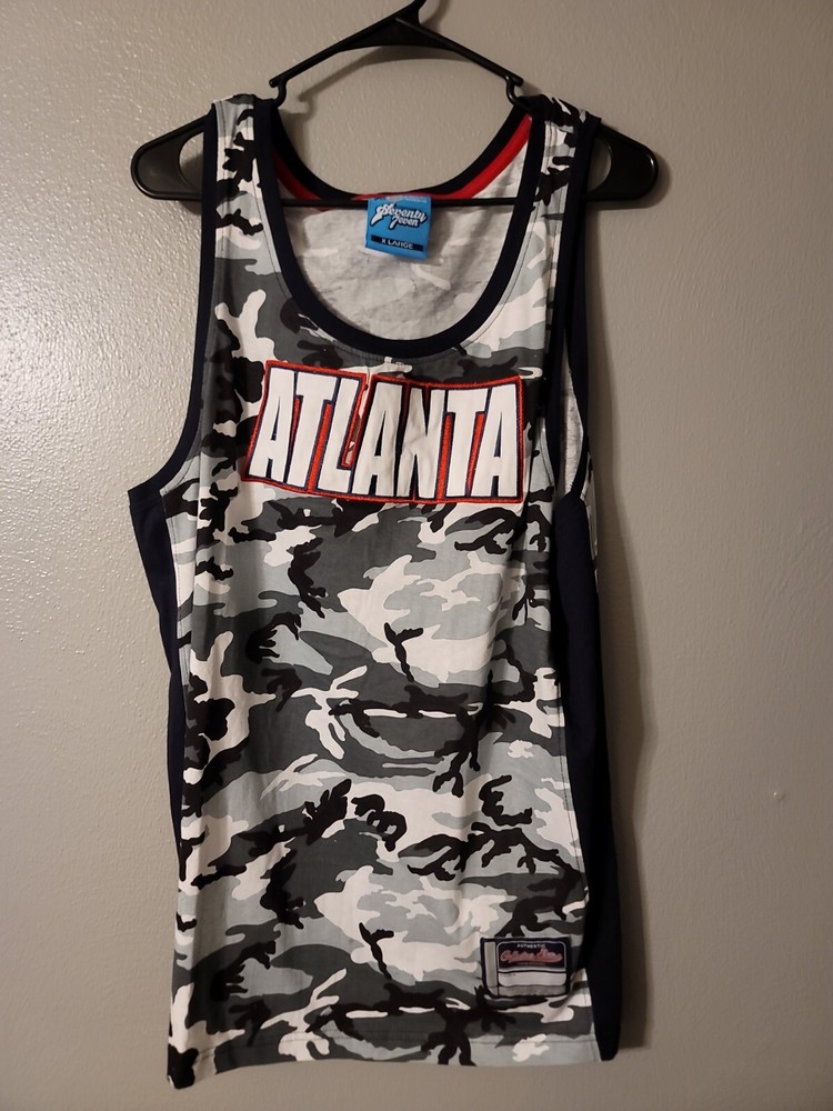 Seventy 7even Collector’s Edition Camo Tank Top Jersey Atlanta Men’s Size XL