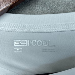 32 Degrees Cool Men’s M White Short Sleeve Crew Neck T-Shirt Quick Dry e1745