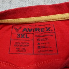 Vintage Avirex Snake and Tiger Embellished T-Shirt Red Graphic Tee Y2K – 3XL