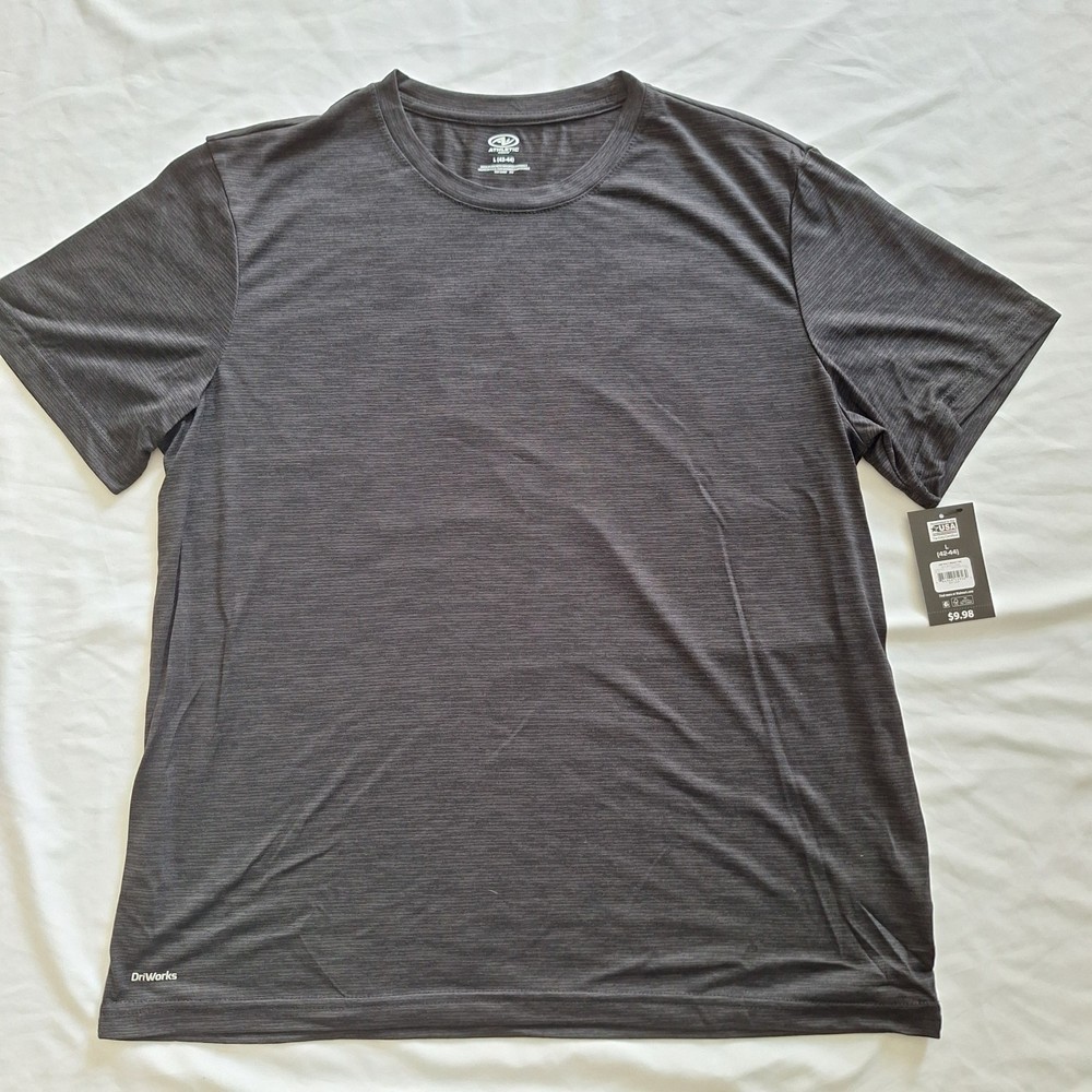 NWT Athletic Works Dri Works Dark Grey Men’s T-Shirt L(42-44)