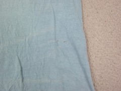 True Vintage Ozarks Shirt Mens Large Blue Lake Point View Resort 50s 60s Cotton
