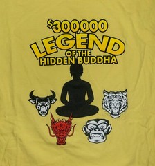 $300,000 Legend of The Hidden Buddha Men’s X-Large Yellow T-shirt Port & Company