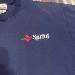 Vintage Sprint Wireless Phone Service Promo T Shirt Size XL