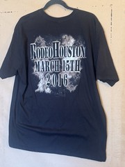Kid Rock 2XL Band Tee Rock Music Black T Shirt Houston Rodeo 2016 Double Sided