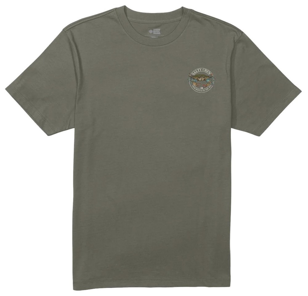 Salty Crew Jimmy SS T-Shirt – Dusty Olive – New
