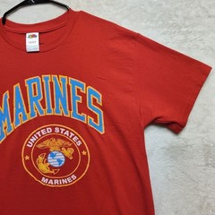 NWOT Vintage United States Marines T Shirt Red Mens Large FOTL Heavy Cotton Y2K